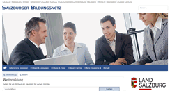 Desktop Screenshot of bildung.salzburg.at