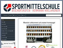 Tablet Screenshot of hs-wielandner.salzburg.at