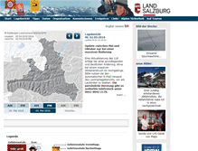Tablet Screenshot of lawine.salzburg.at