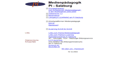 Desktop Screenshot of medienpaedagogik.salzburg.at