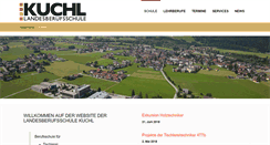 Desktop Screenshot of lbs-kuchl.salzburg.at