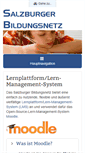 Mobile Screenshot of lernplattform.salzburg.at