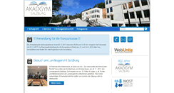 Desktop Screenshot of akadgym.salzburg.at