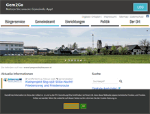 Tablet Screenshot of lamprechtshausen.salzburg.at