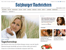 Tablet Screenshot of horoskop.salzburg.com