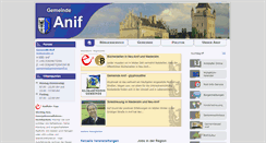 Desktop Screenshot of anif.salzburg.at
