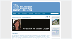 Desktop Screenshot of hs-mosshammer.salzburg.at