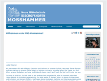 Tablet Screenshot of hs-mosshammer.salzburg.at