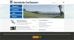 Desktop Screenshot of dorfbeuern.salzburg.at