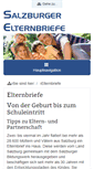 Mobile Screenshot of elternbriefe.salzburg.at