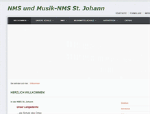 Tablet Screenshot of hs-st-johann.salzburg.at