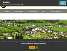 Tablet Screenshot of niedernsill.salzburg.at