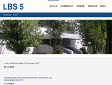 Tablet Screenshot of lbs5.salzburg.at
