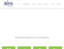 Tablet Screenshot of abc.salzburg.at