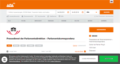 Desktop Screenshot of meinparlament.salzburg.com