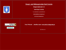 Tablet Screenshot of hs-badgastein.salzburg.at